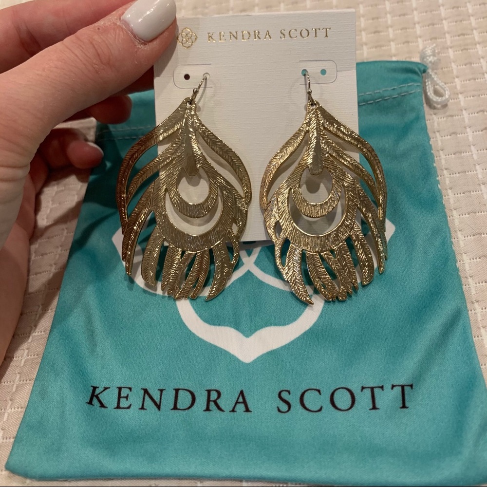 Kendra Scott gold Karina earrings